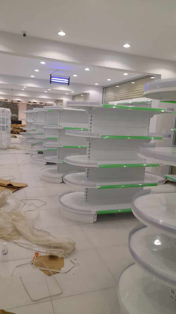 مشروع تركيب رفوف محلات